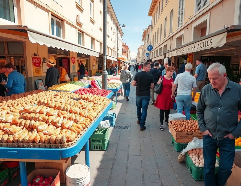 Mercado local en Cádiz con productos Playqubi, mercados ecológicos Cádiz