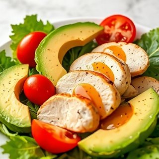 Ensalada de pollo fresca